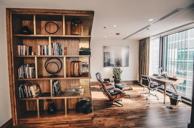 Home office DIY built-in